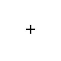 a white circle with a cross in the middle