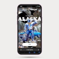 the alaska app is displayed on a phone screen