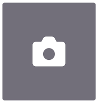 a grey square with an image of a camera