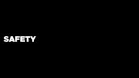 a black background with the word safety on it
