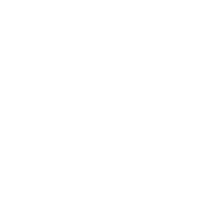 a white icon of a man and a woman standing at a counter
