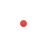 a red circle on a white background