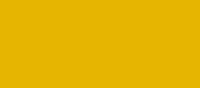 a yellow background with a white airplane flying over it